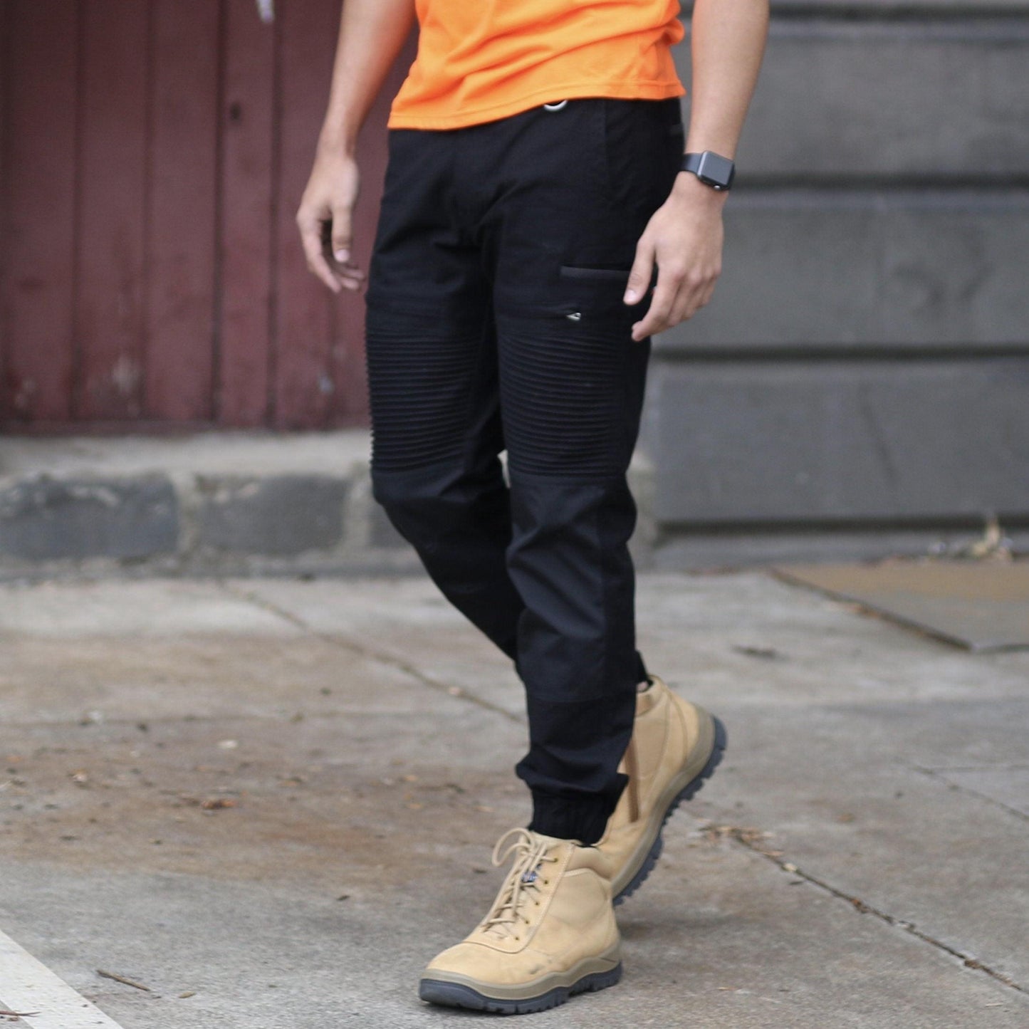 BAD REDEMPTION™ SLIM FIT CUFFED WORK PANTS