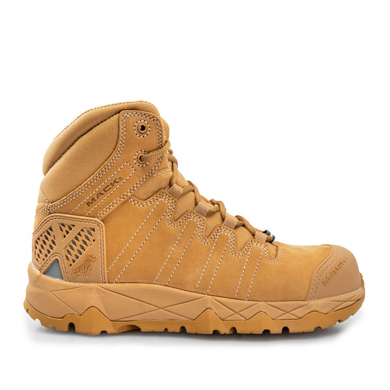 MACK ® WORK BOOTS WHEAT COLOUR OUTER SIDE