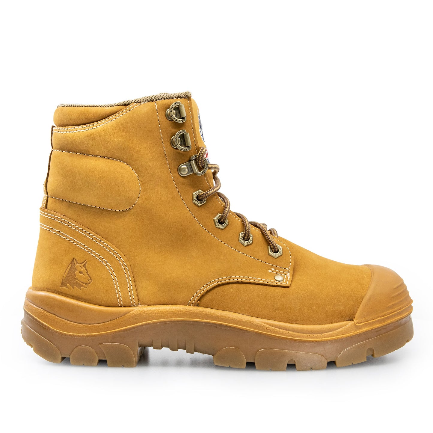  STEEL BLUE® WORK BOOTS ONLINE - WHEAT COLOUR, OUTER SIDE