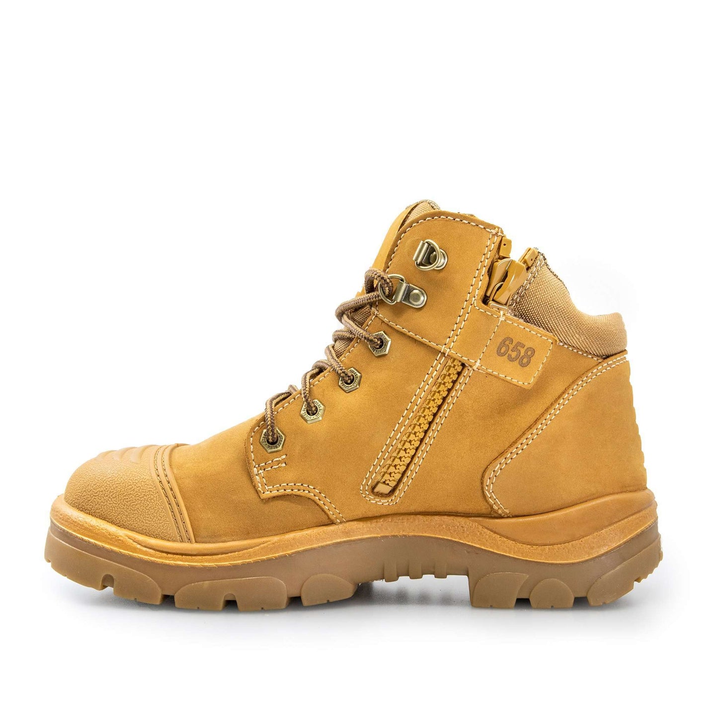 STEEL BLUE® PARKES WORK BOOTS - INNER VIEW, WHEAT COLOUR