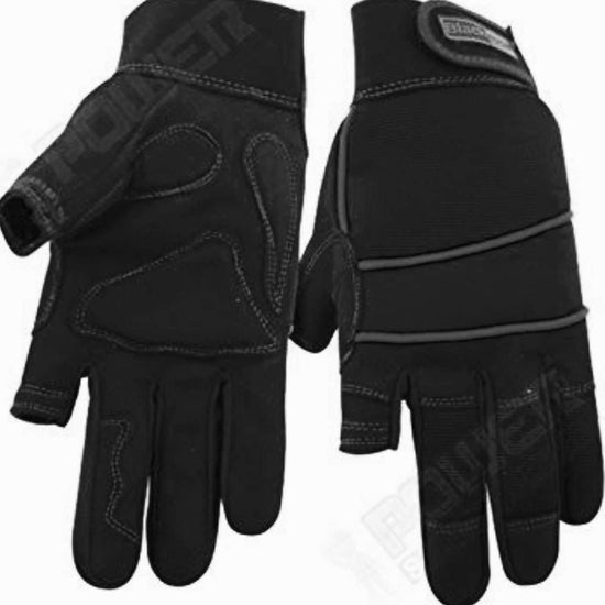 Mechanic Semi-Fingerless Gloves