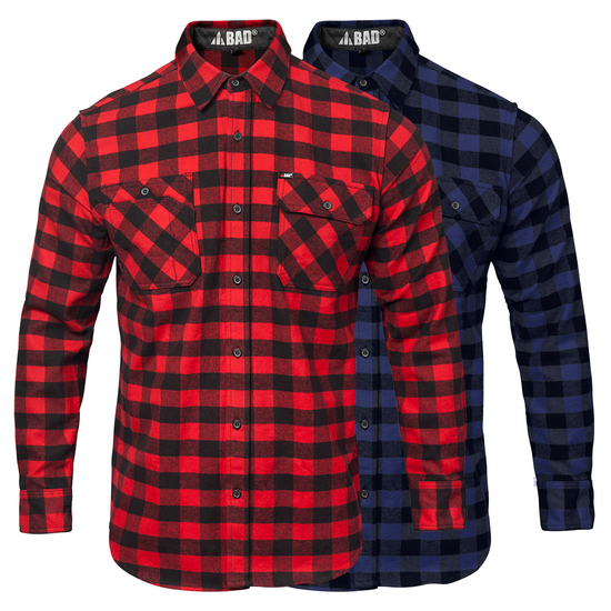 LONG SLEEVE CHECKED WORK SHIRTS FOR MEN 